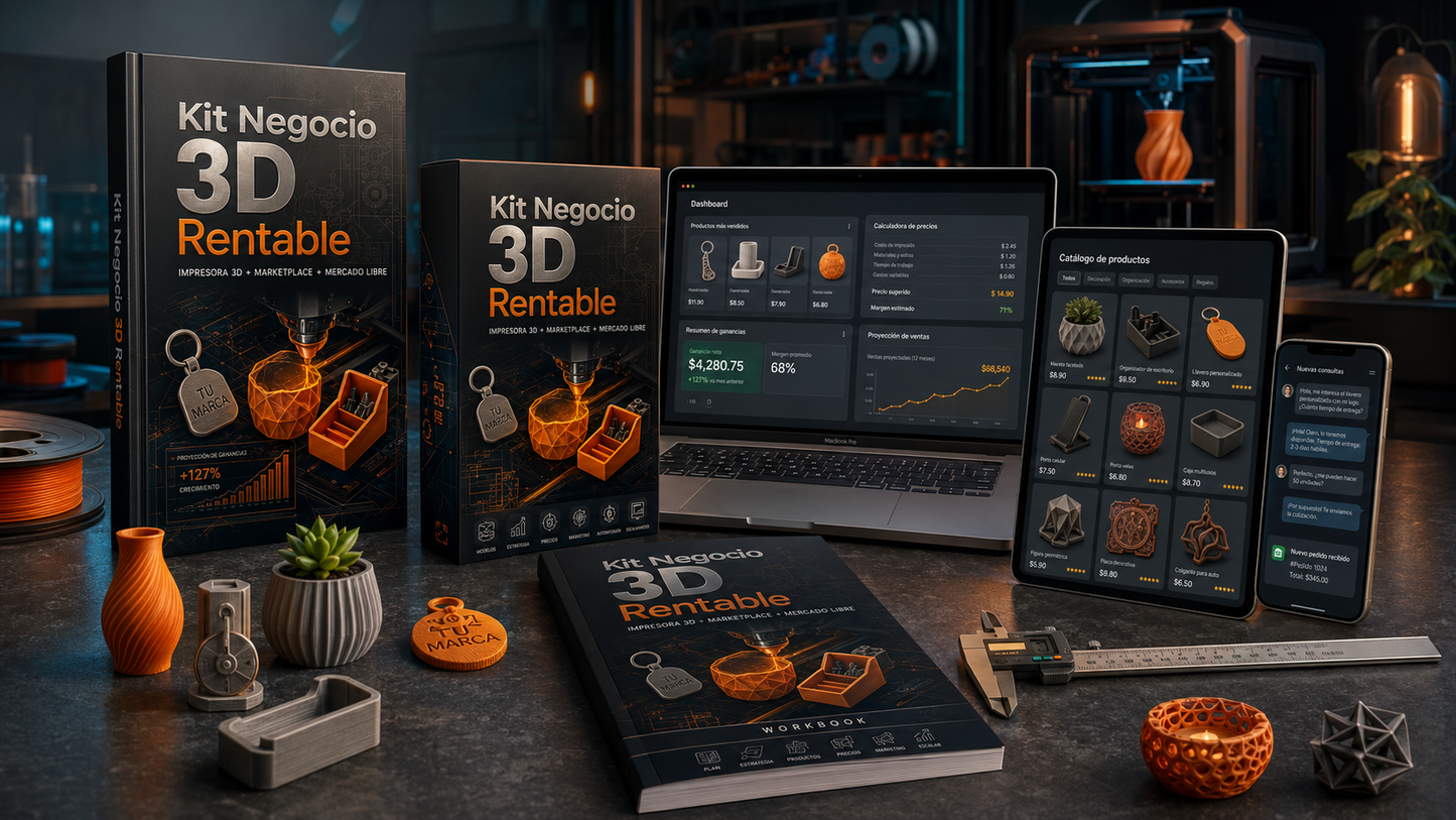 Ebook Monetizá con Tu Impresora 3D